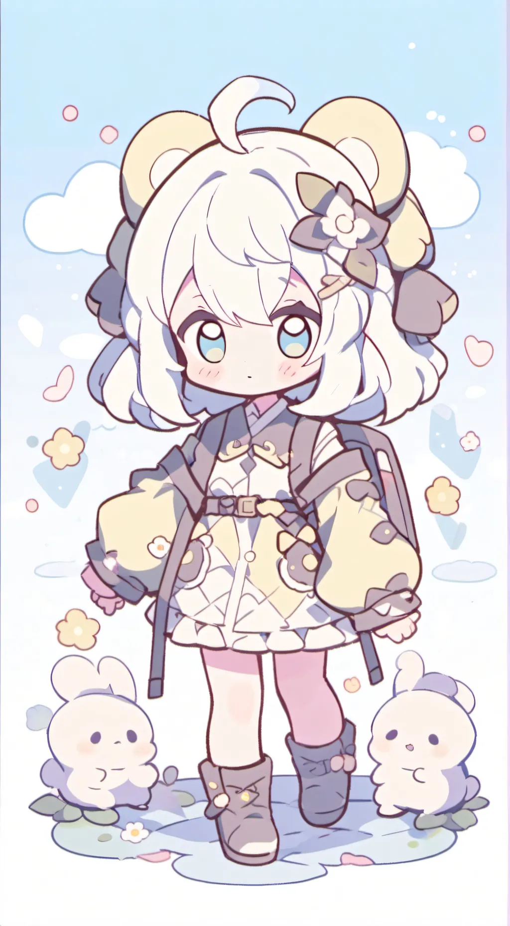 ai character: pica pica  background