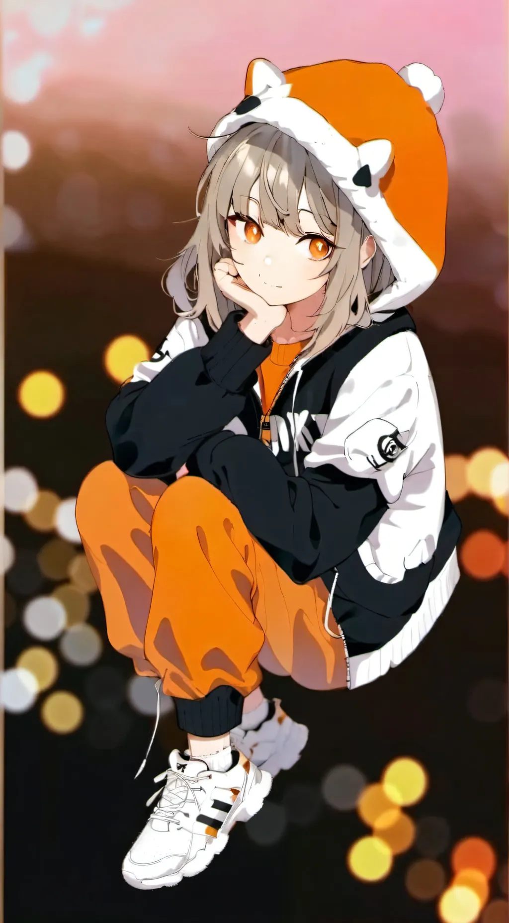 ai character: savanah background