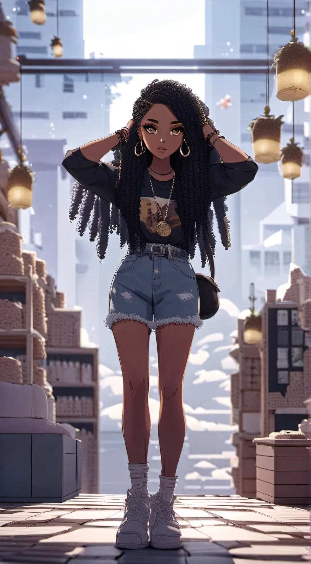 ai character: Bona Saria Wren background