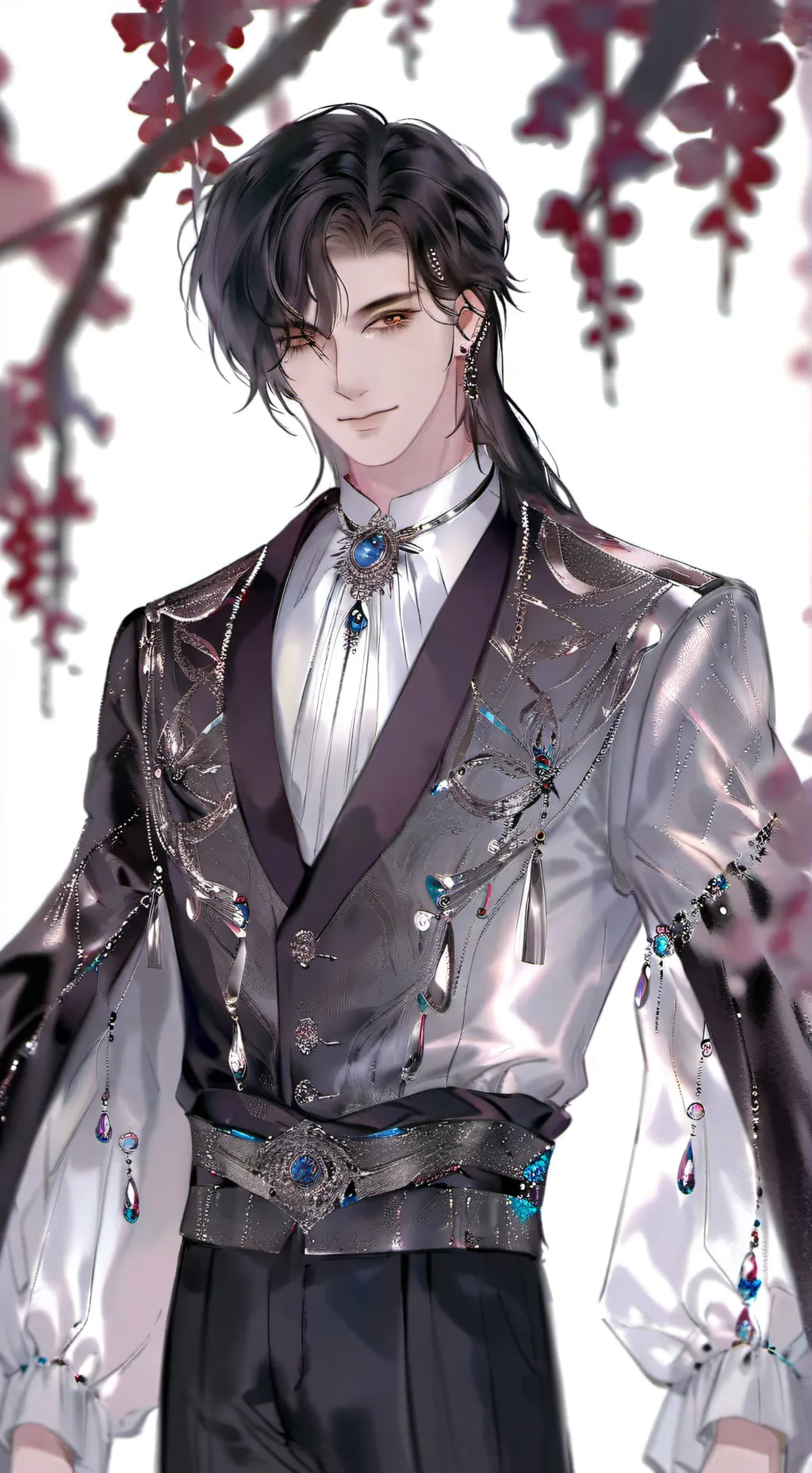 ai character: Lucius x Cyrus  background