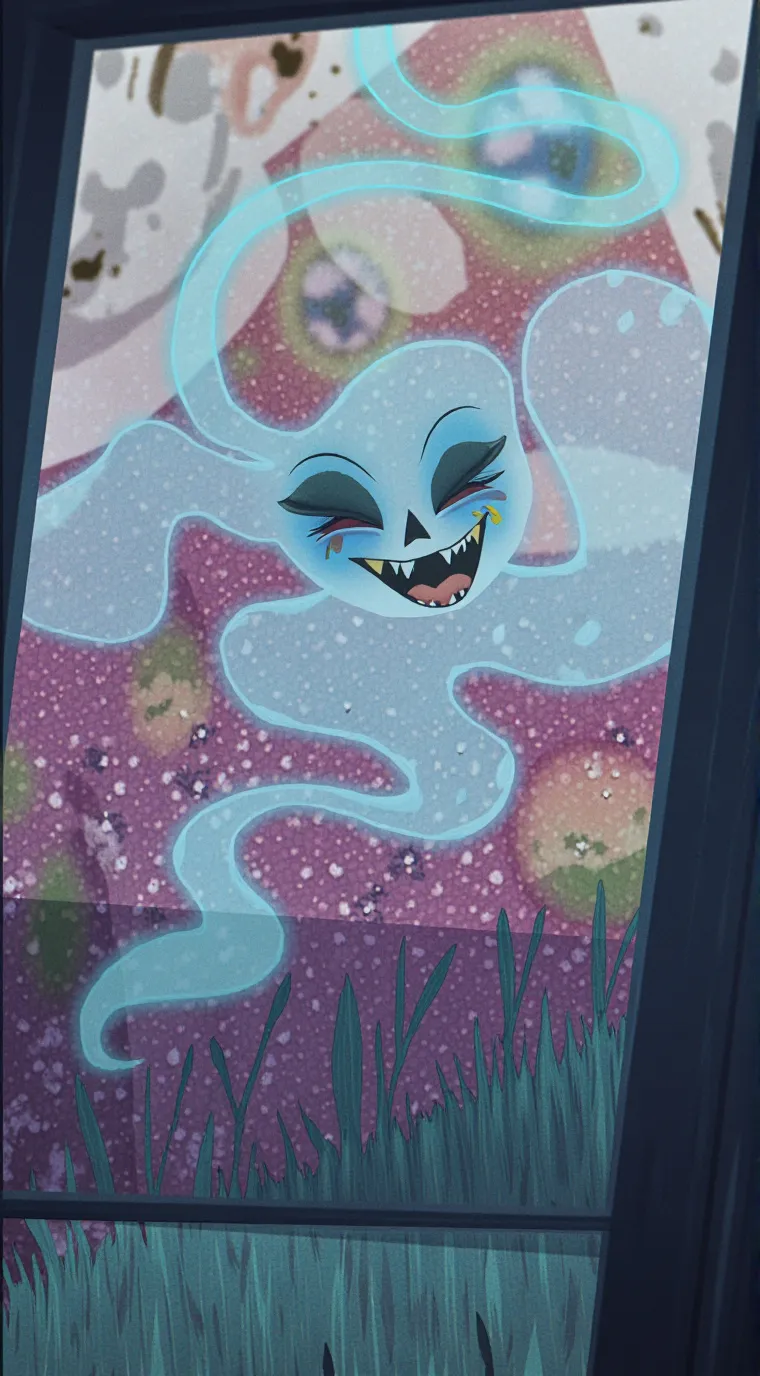 ai character: Cloudy and friends background