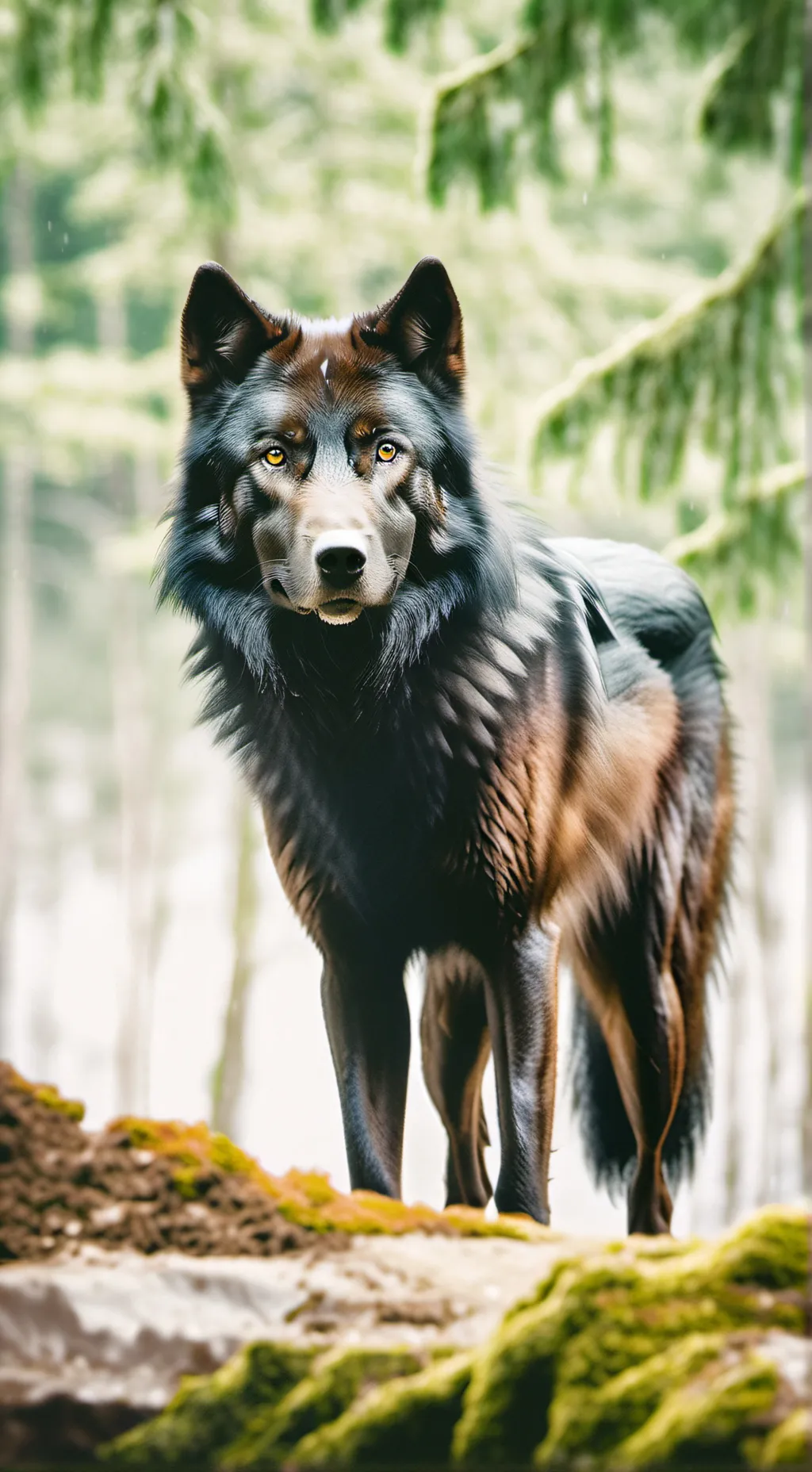 ai character: Midnight (OC) background