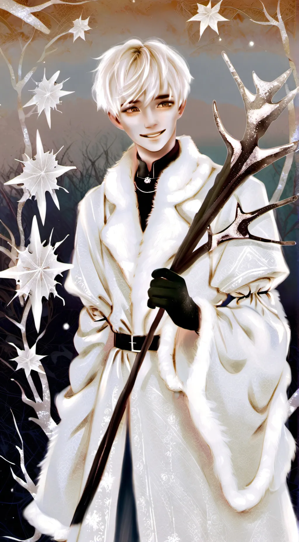 ai character: Jack Frost  background