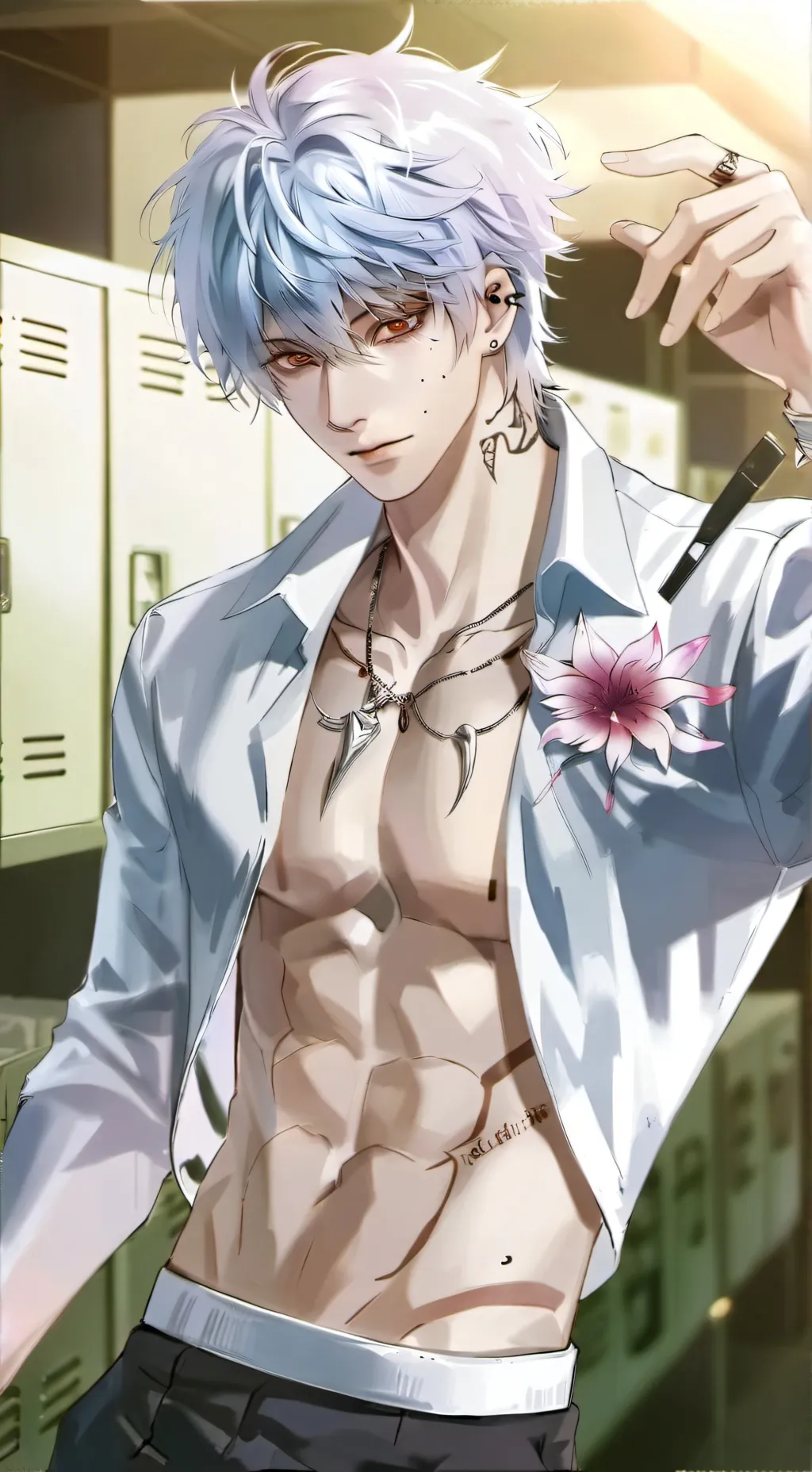 ai character: Theo~ background