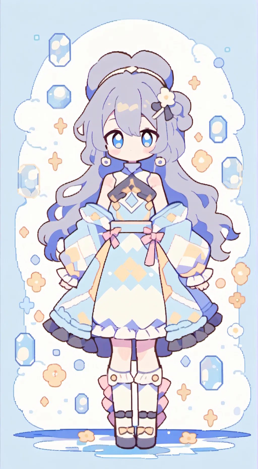 ai character: *(miku trend)* background