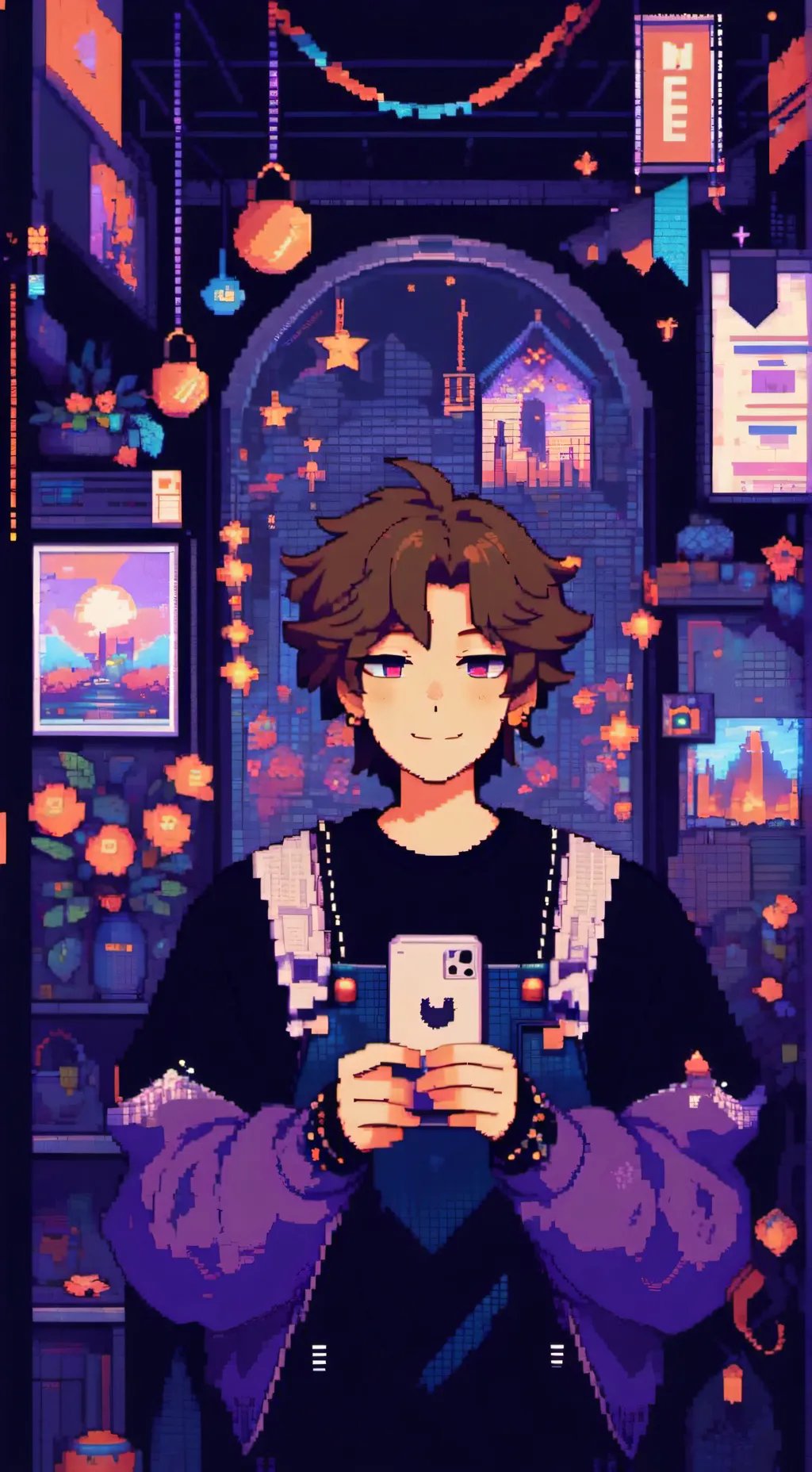 ai character: Michael Afton  background