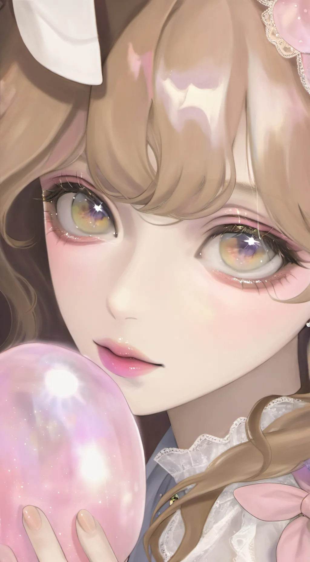 ai character: brun background