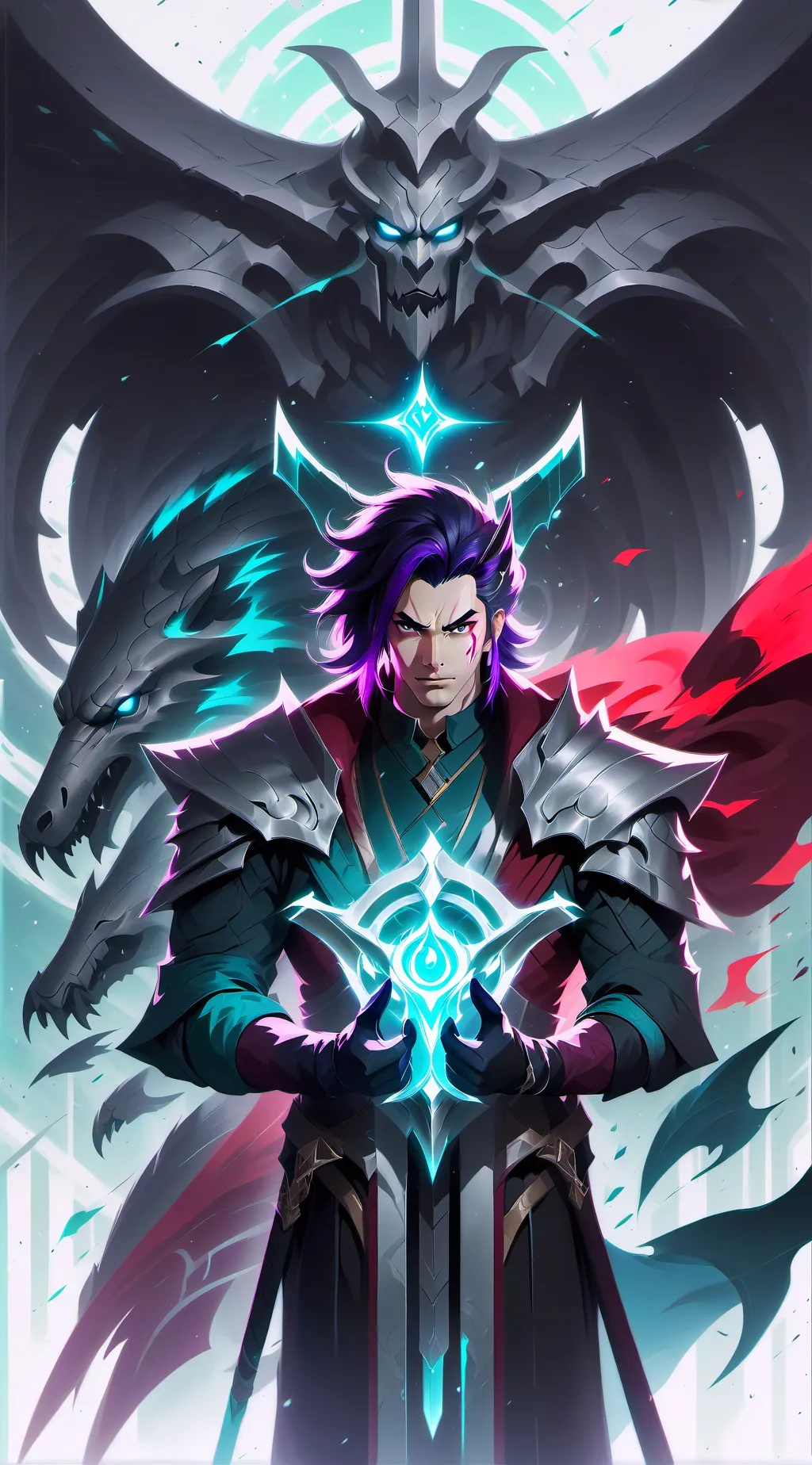 ai character: × THOMAS × background