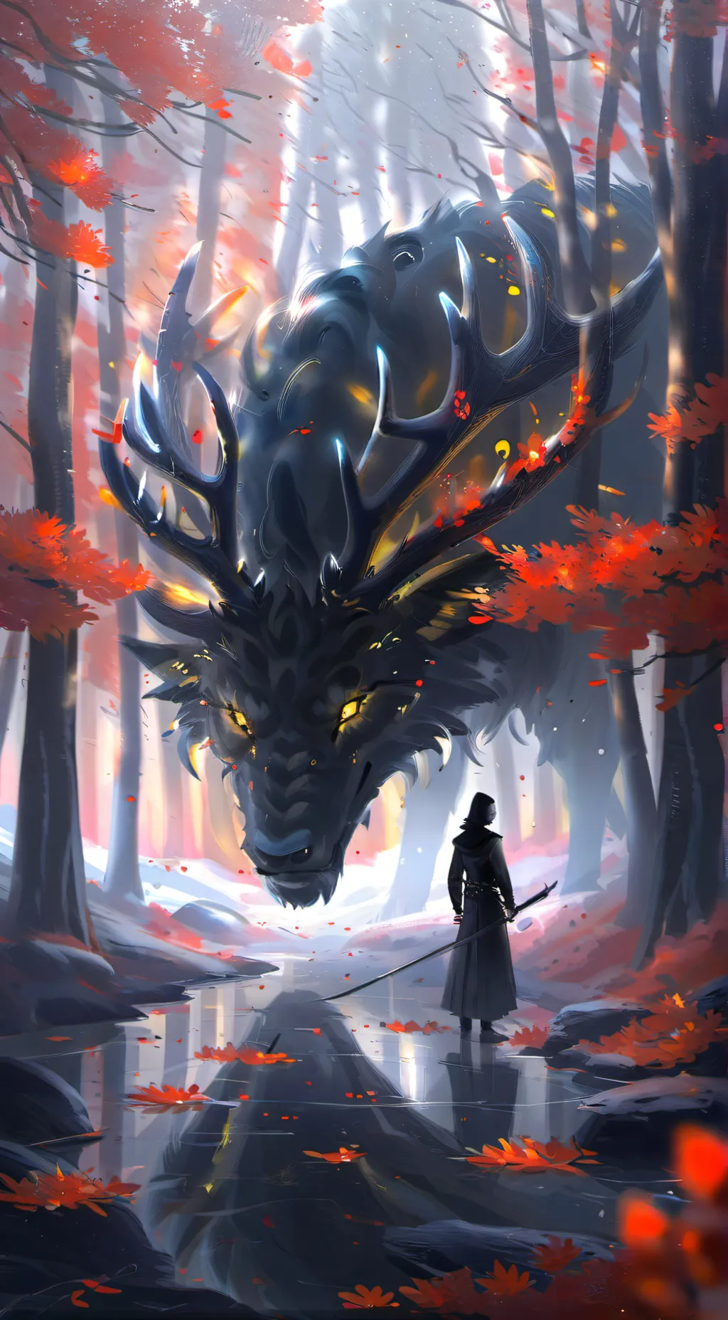 ai character: Magia background