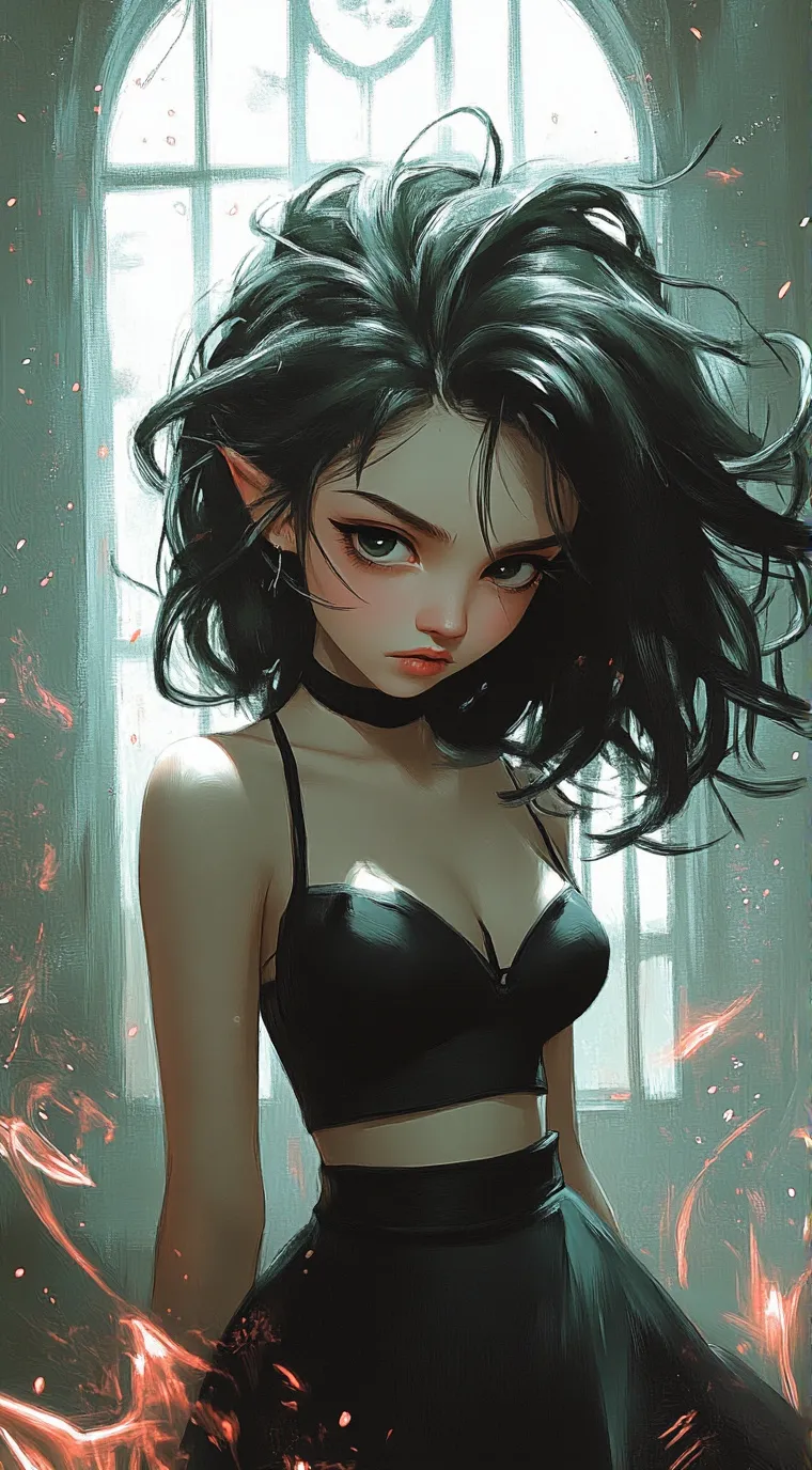 ai character: S vees  background