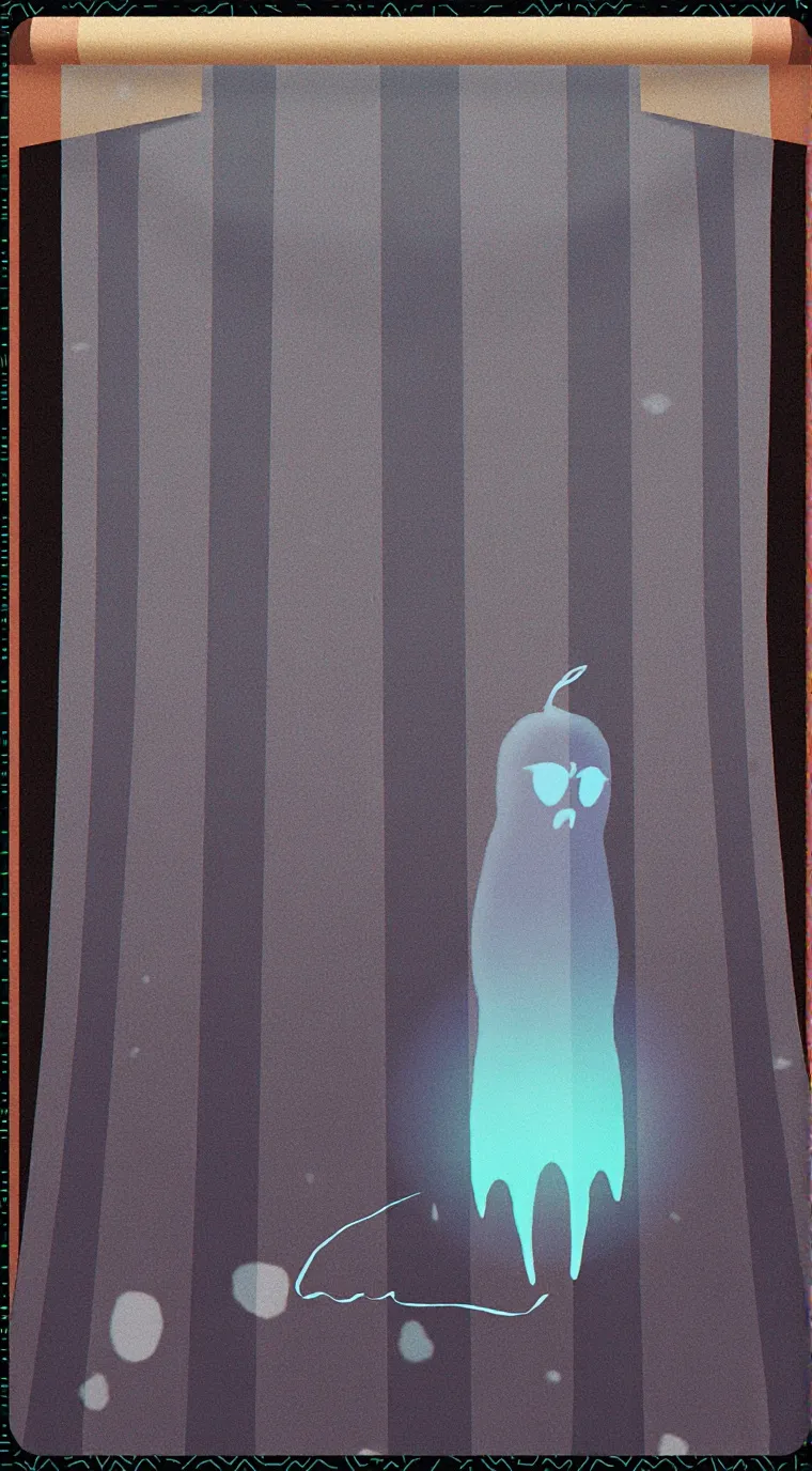 ai character: ghost background