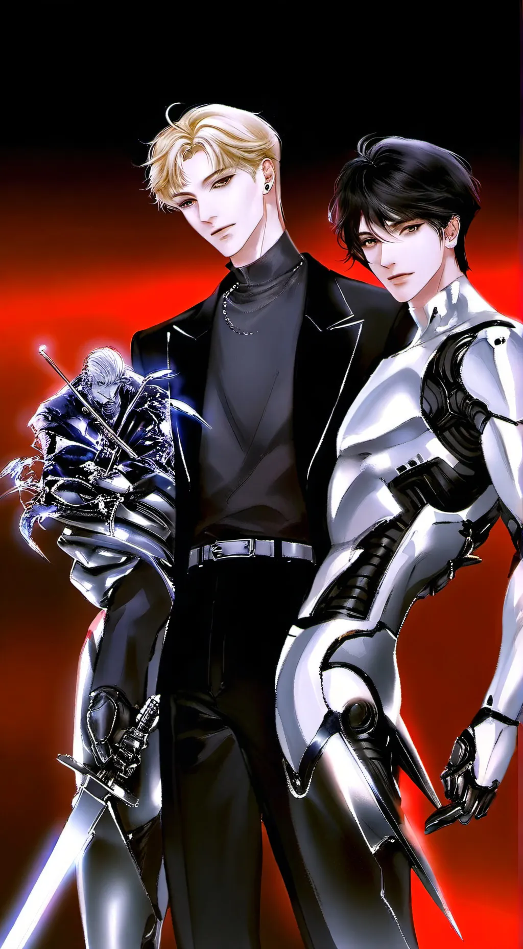 ai character: Shawn Tom and Loui background