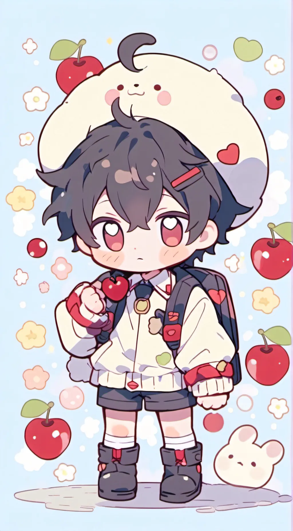 ai character: 🍒★Cherry★🍒 background