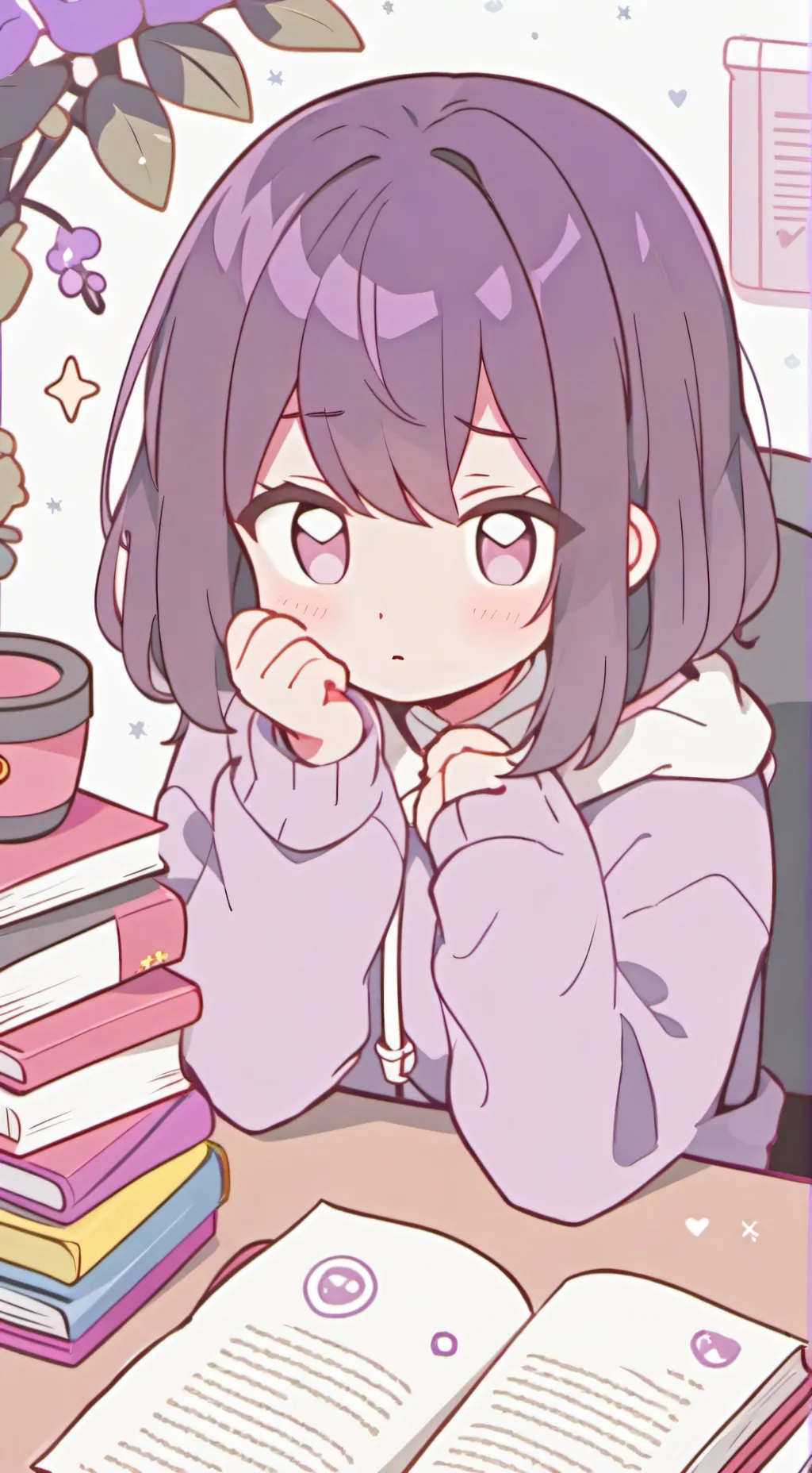 ai character: ☯️Luna📓 background