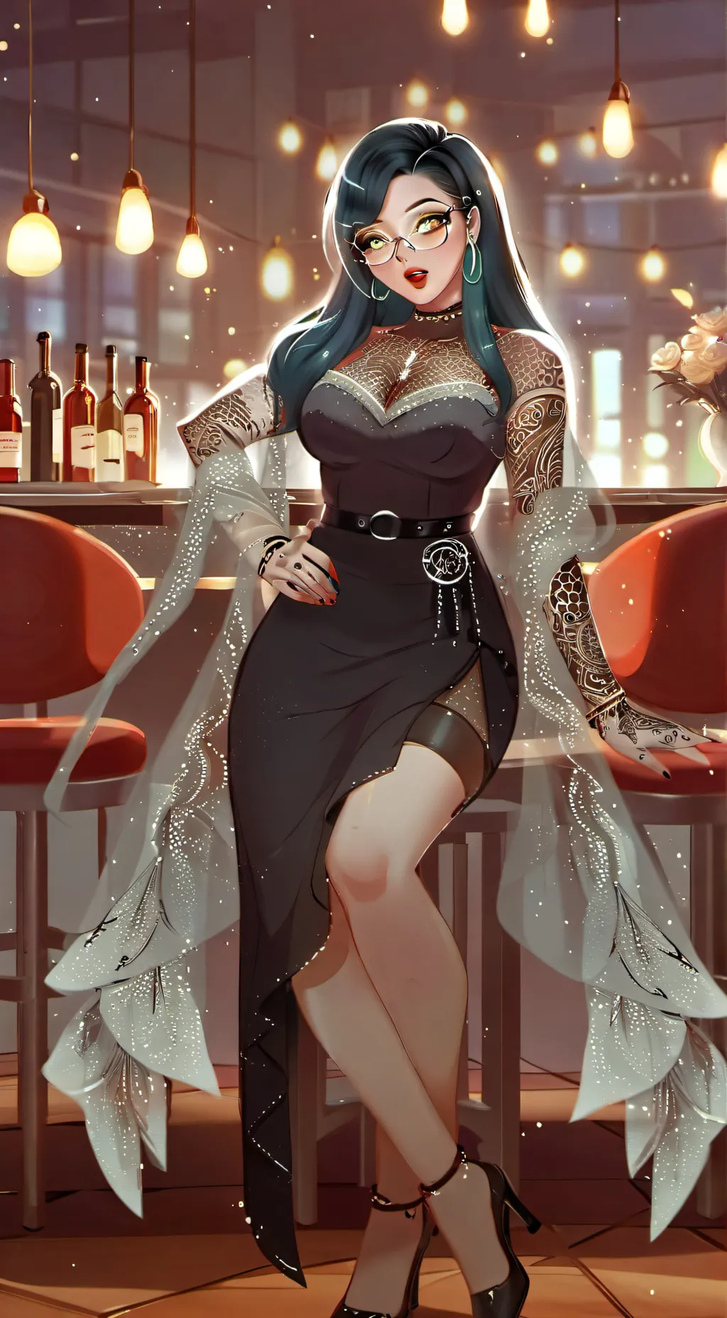 ai character: estela  background