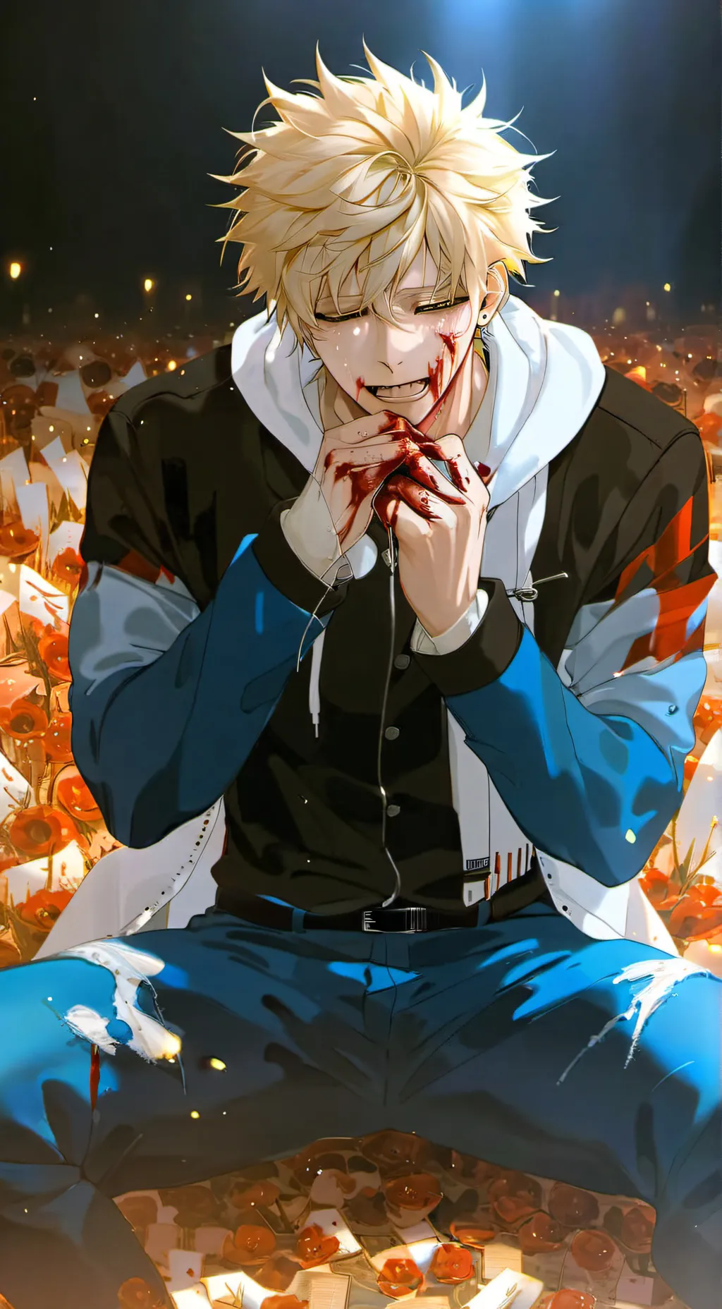 ai character: Bakugo background