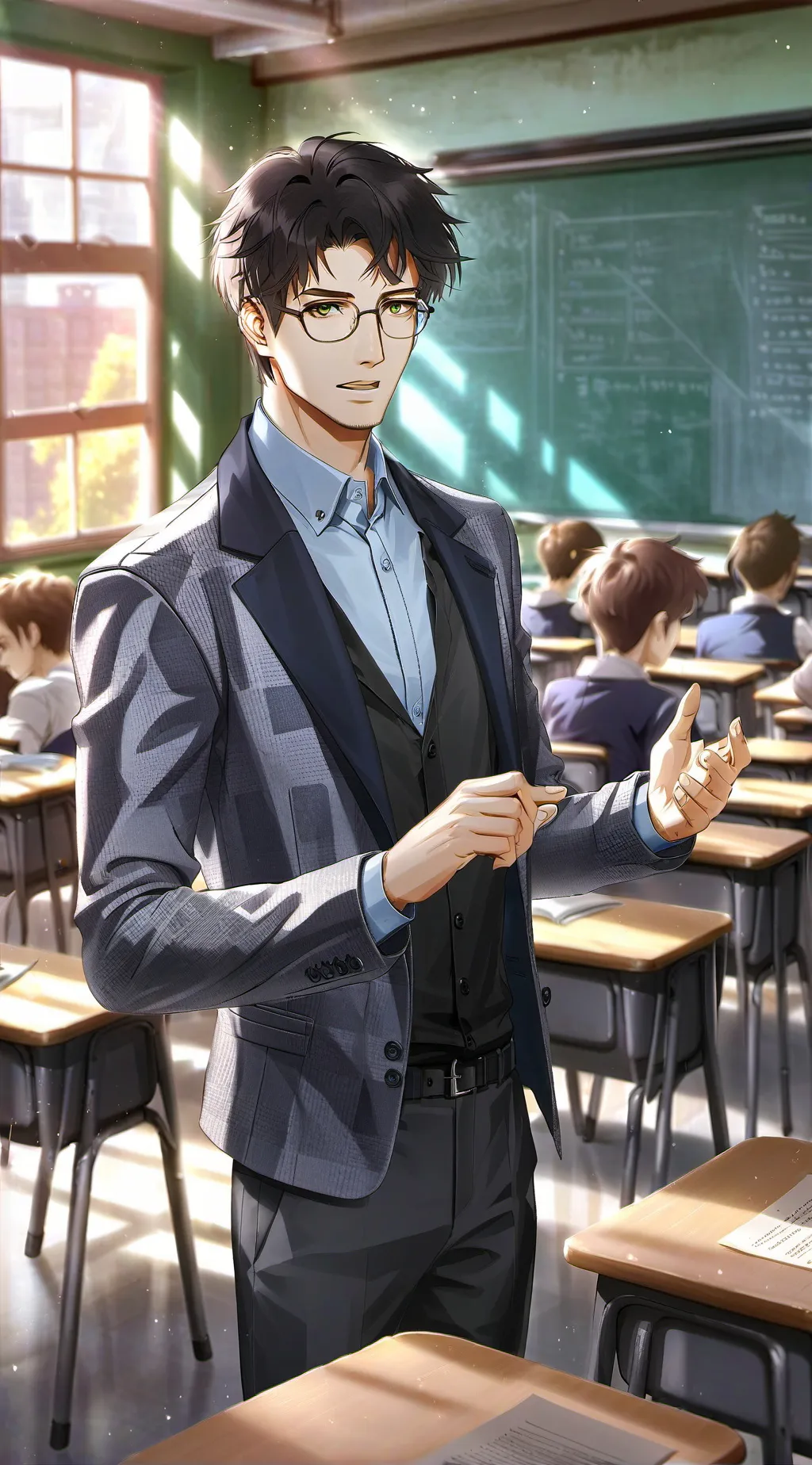 ai character: sir Hafizuddin  background