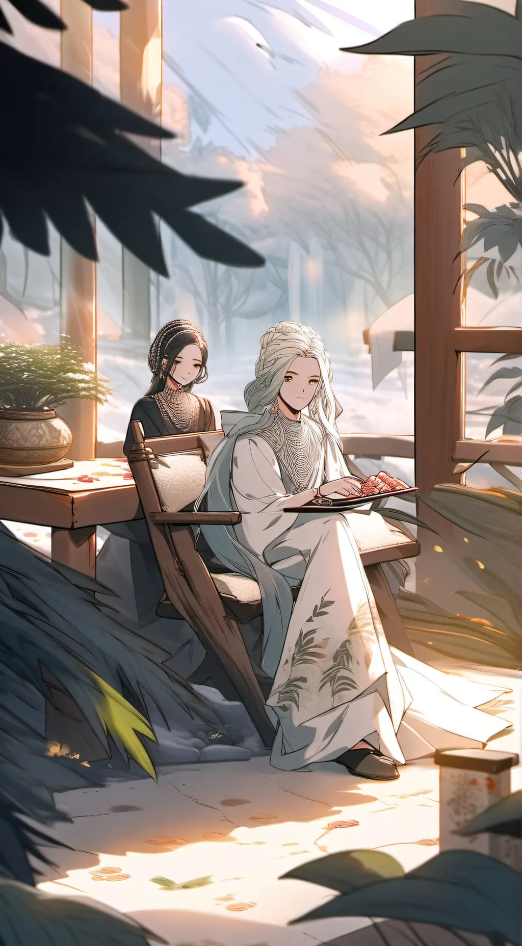 ai character: Ubuyashiki wife  background