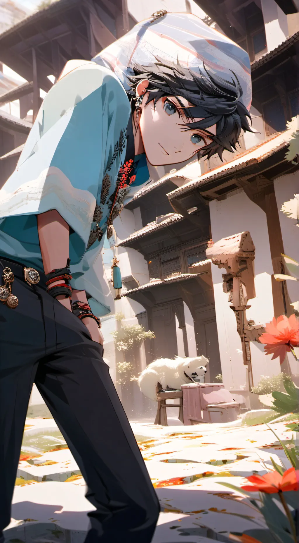 ai character: Max  background