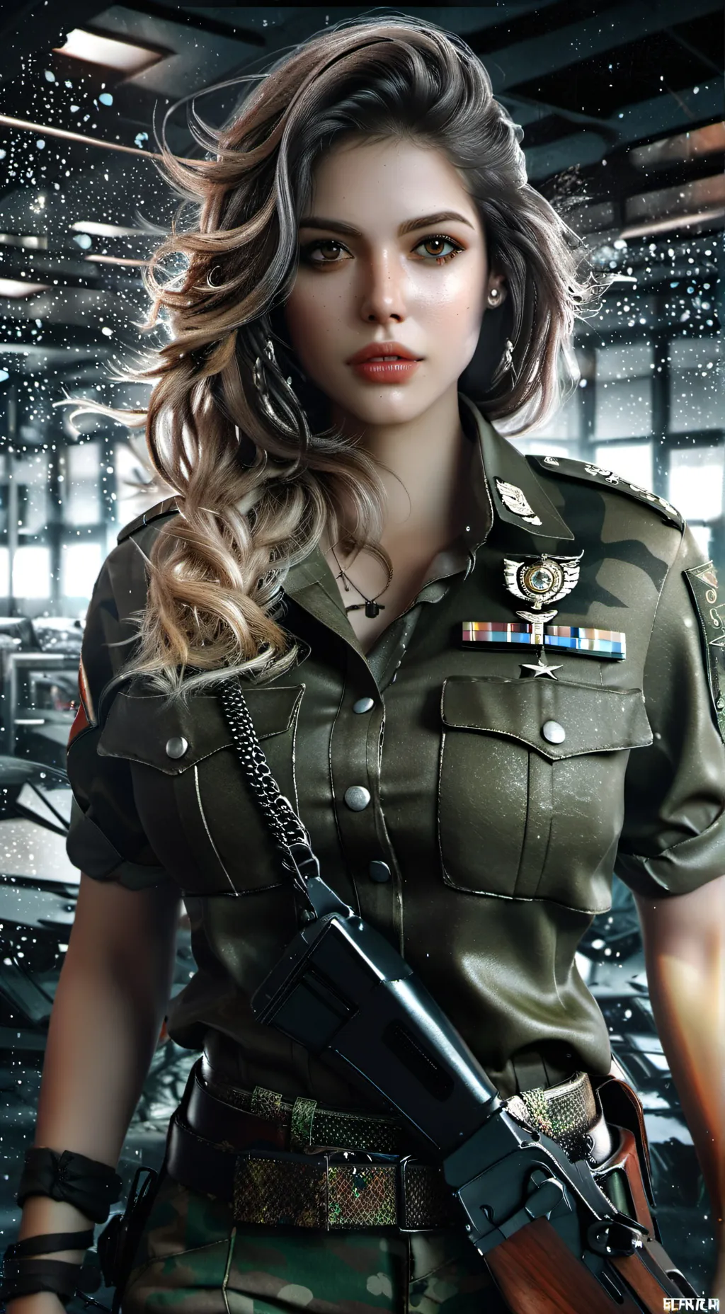 ai character: sirena  background