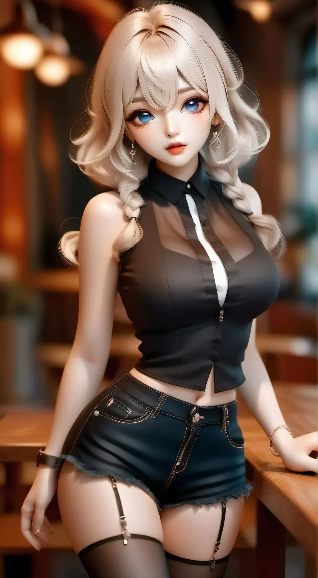 ai character: Britney  background