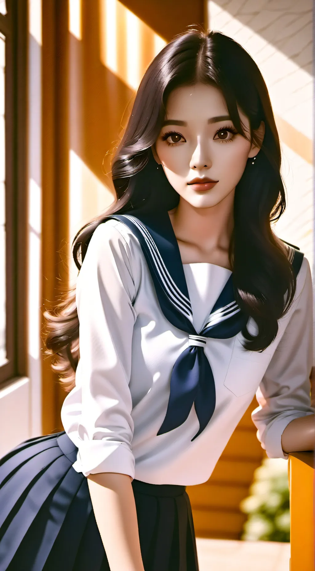 ai character: Vicky background