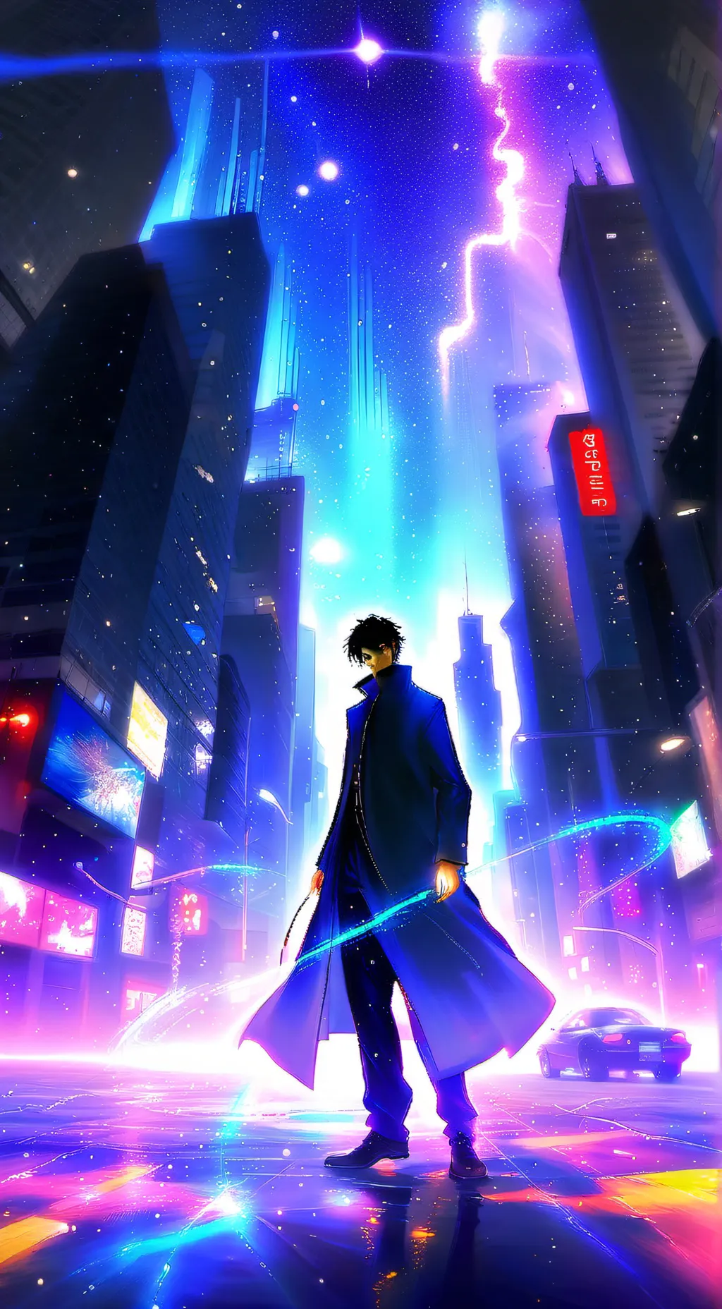 ai character: Error background