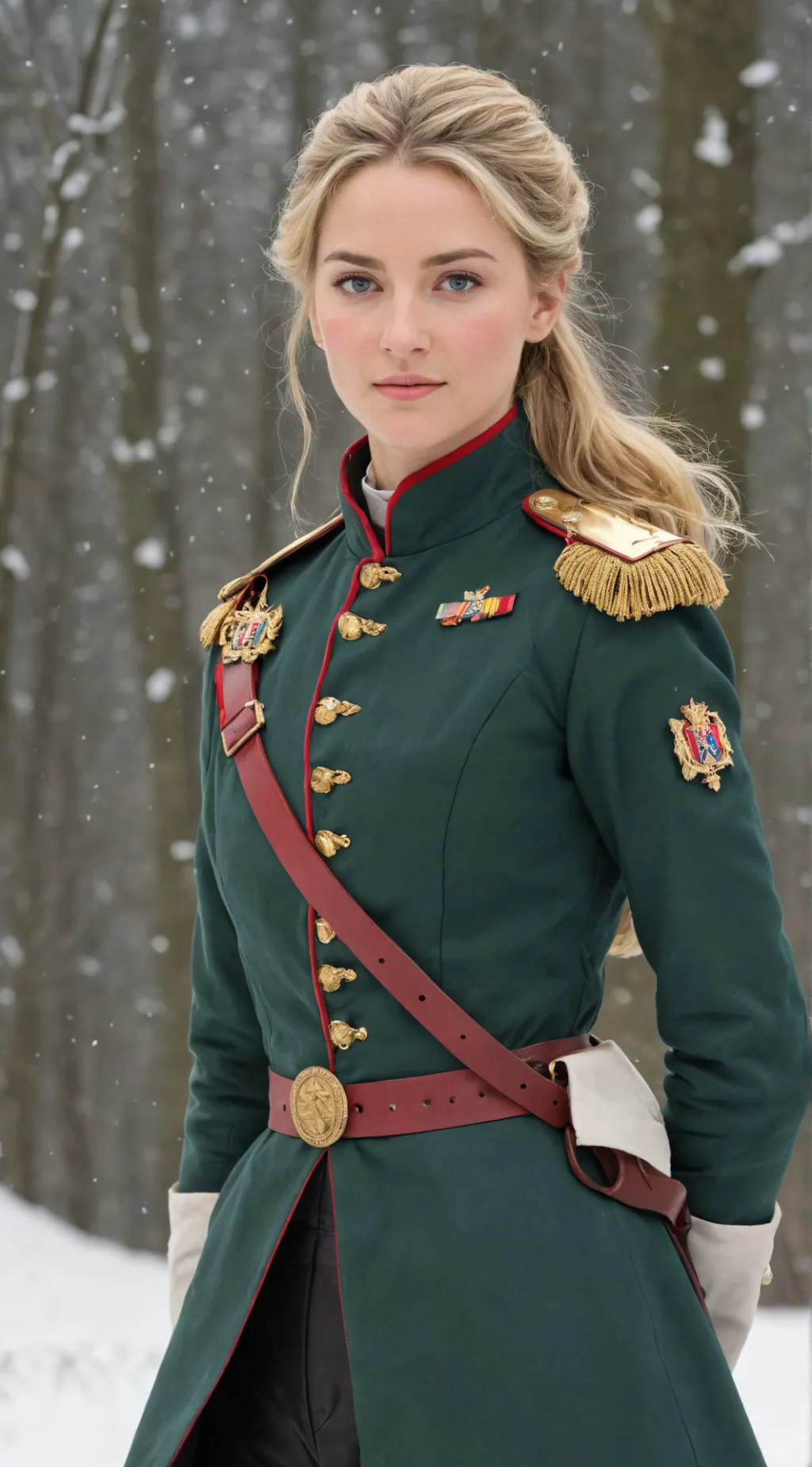 ai character: Kate Krovstovia  background