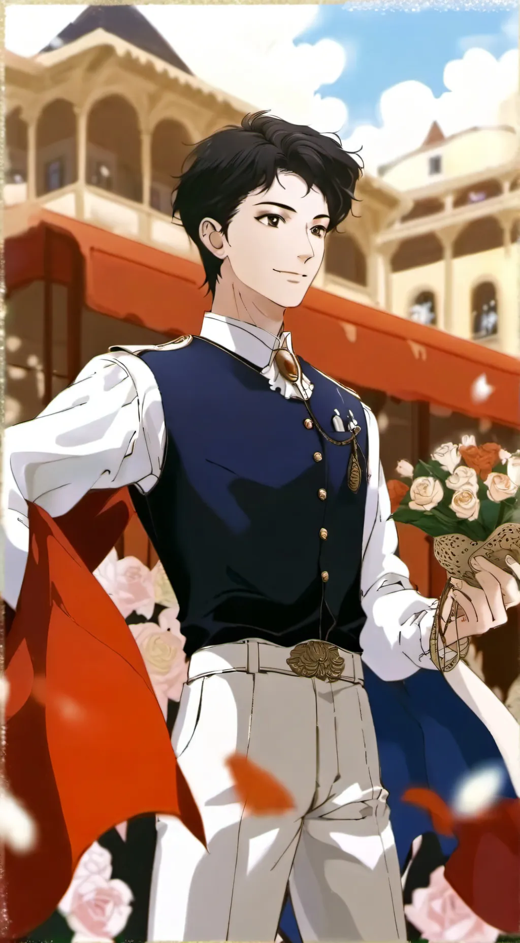 ai character: water seven background