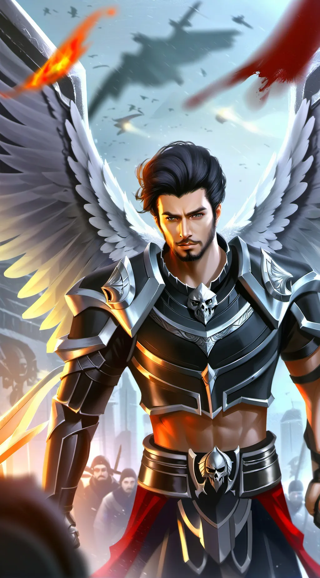 ai character: Theron wraithfell background