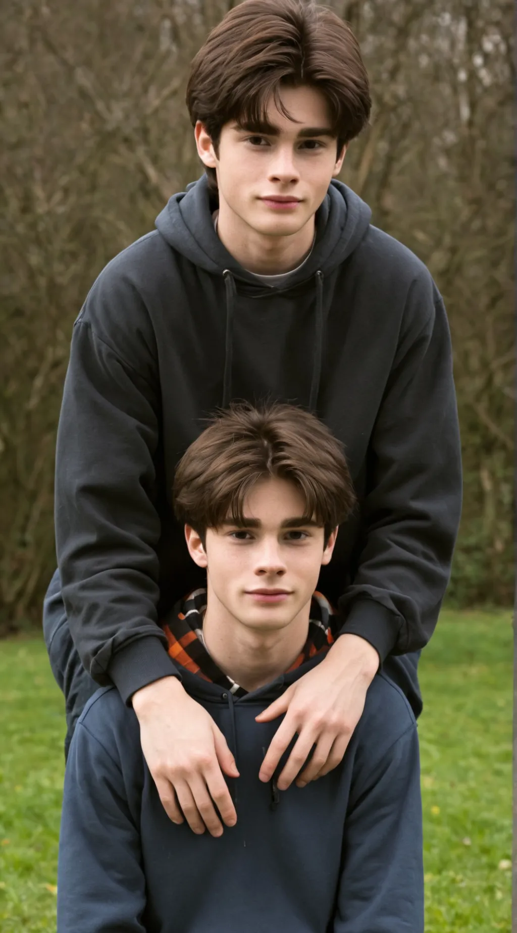 ai character: Ethan and Owen background