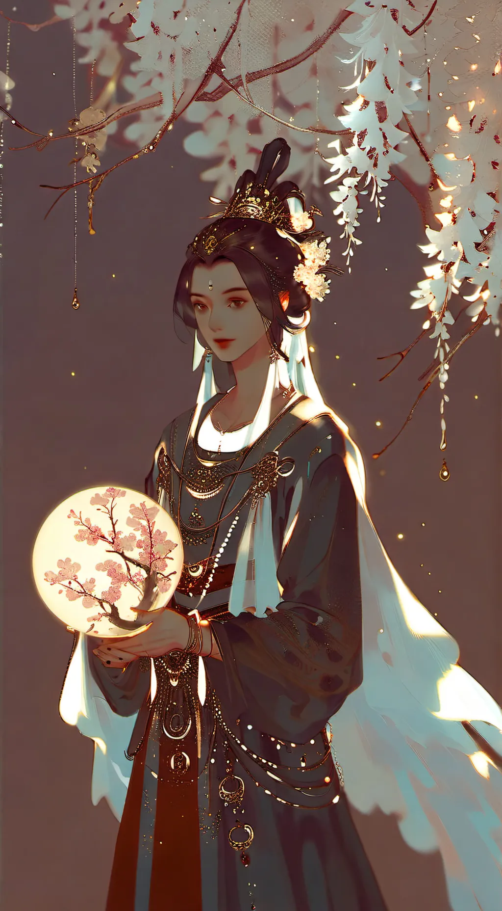 ai character: Luna  background