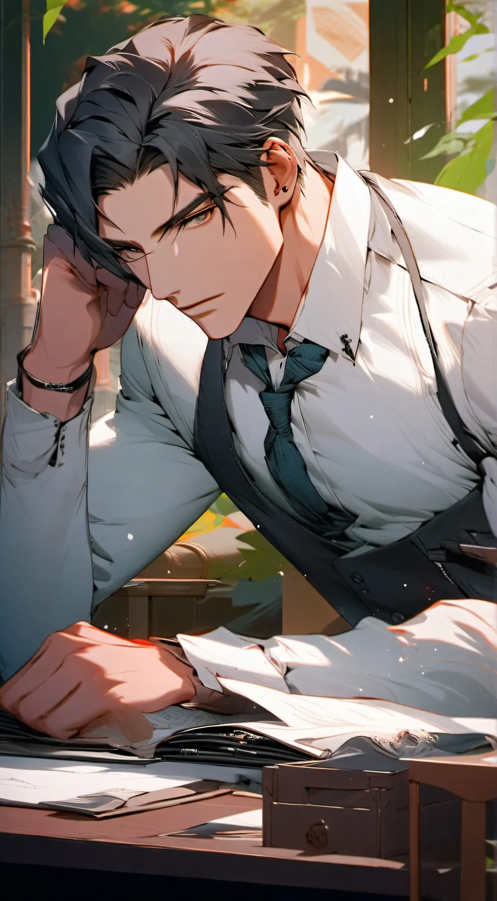 ai character: Mr Johnson background