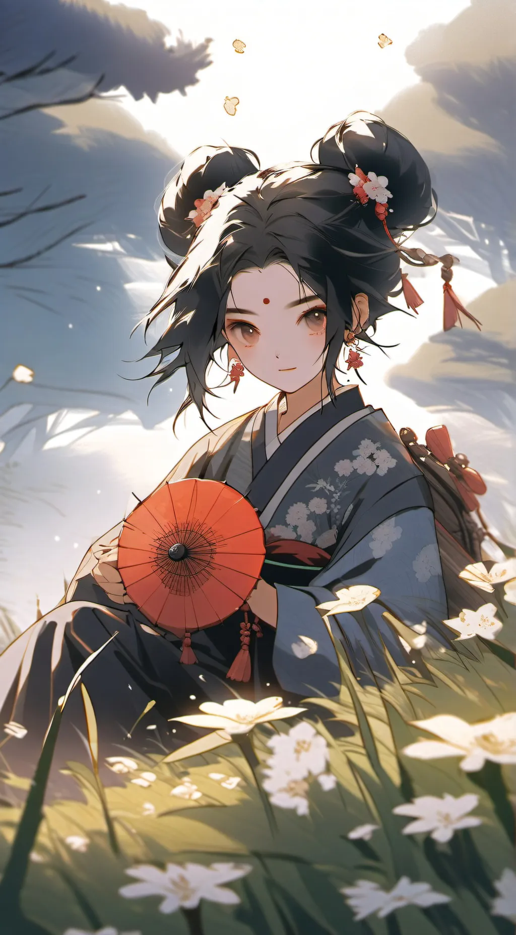 ai character: Lunita 547 los amo background