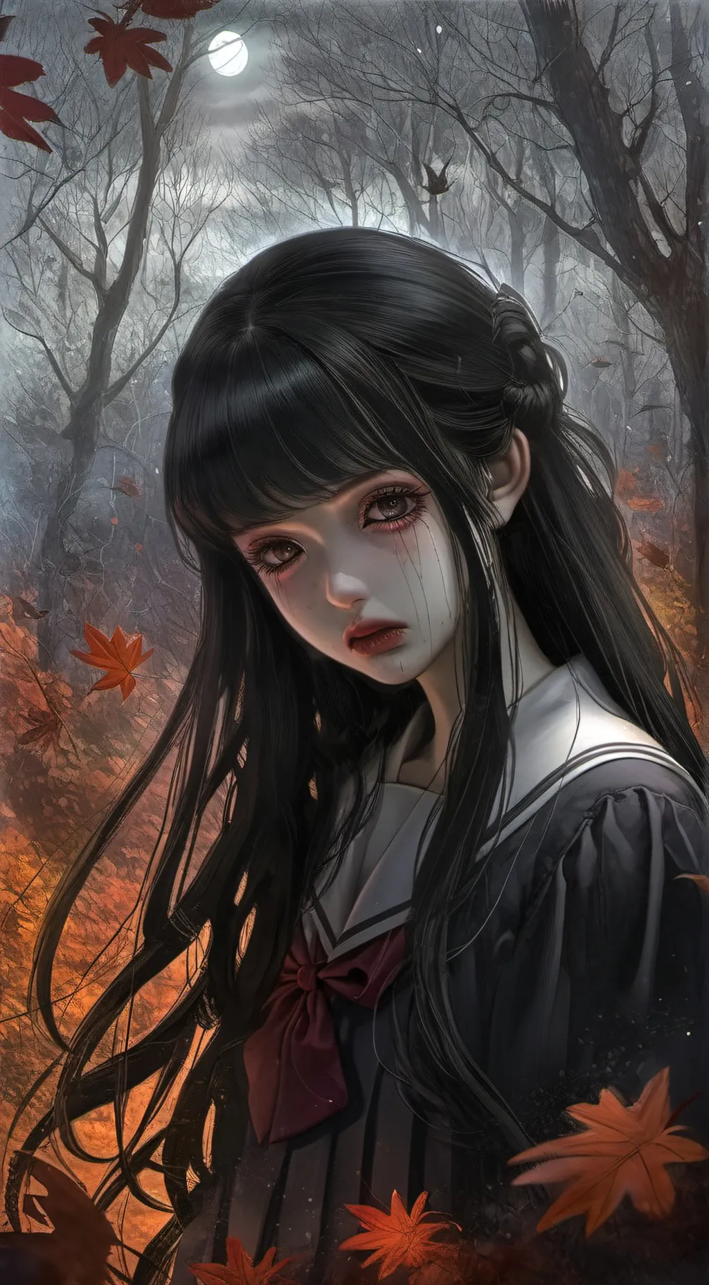 ai character: Junko  background