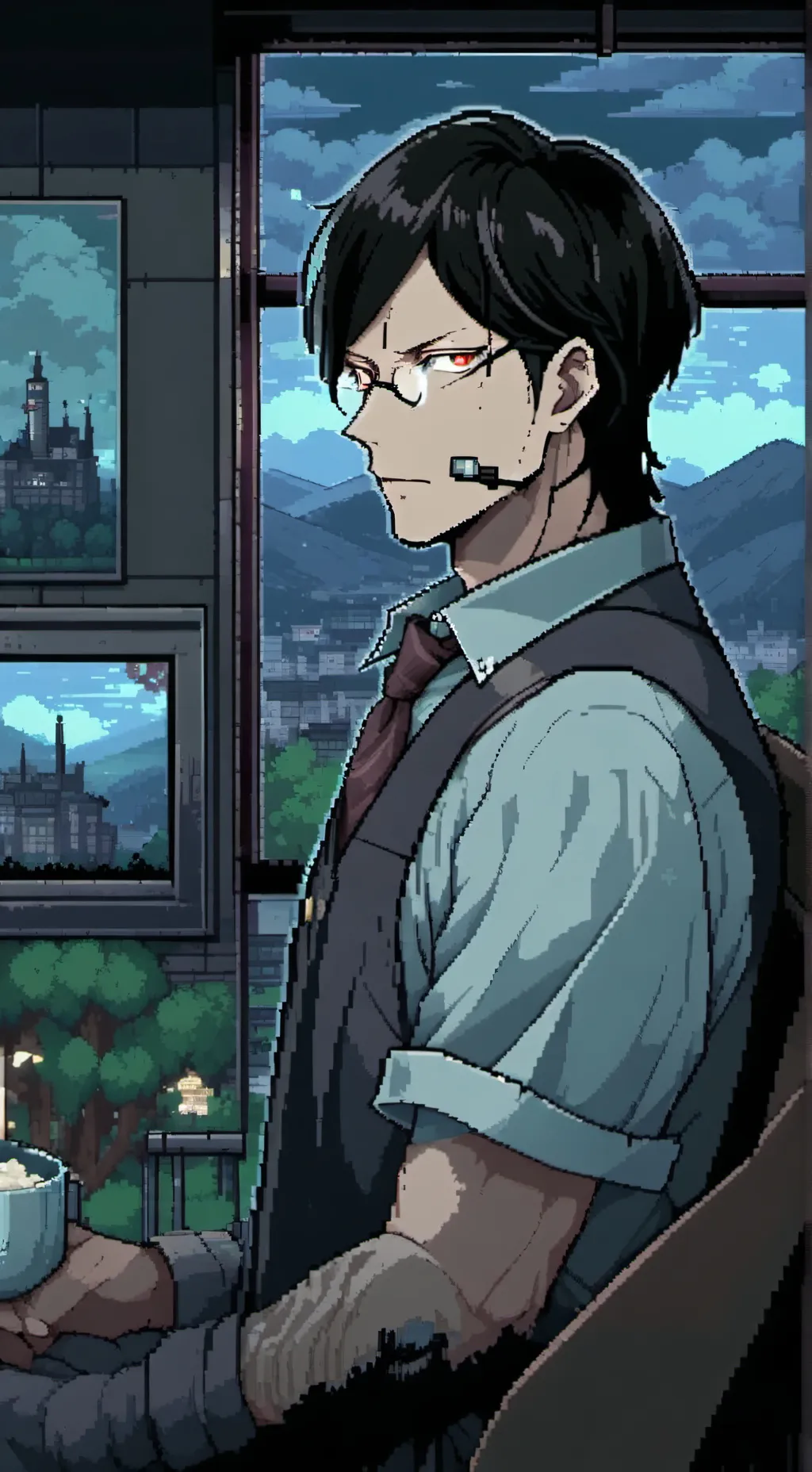 ai character: MHA background