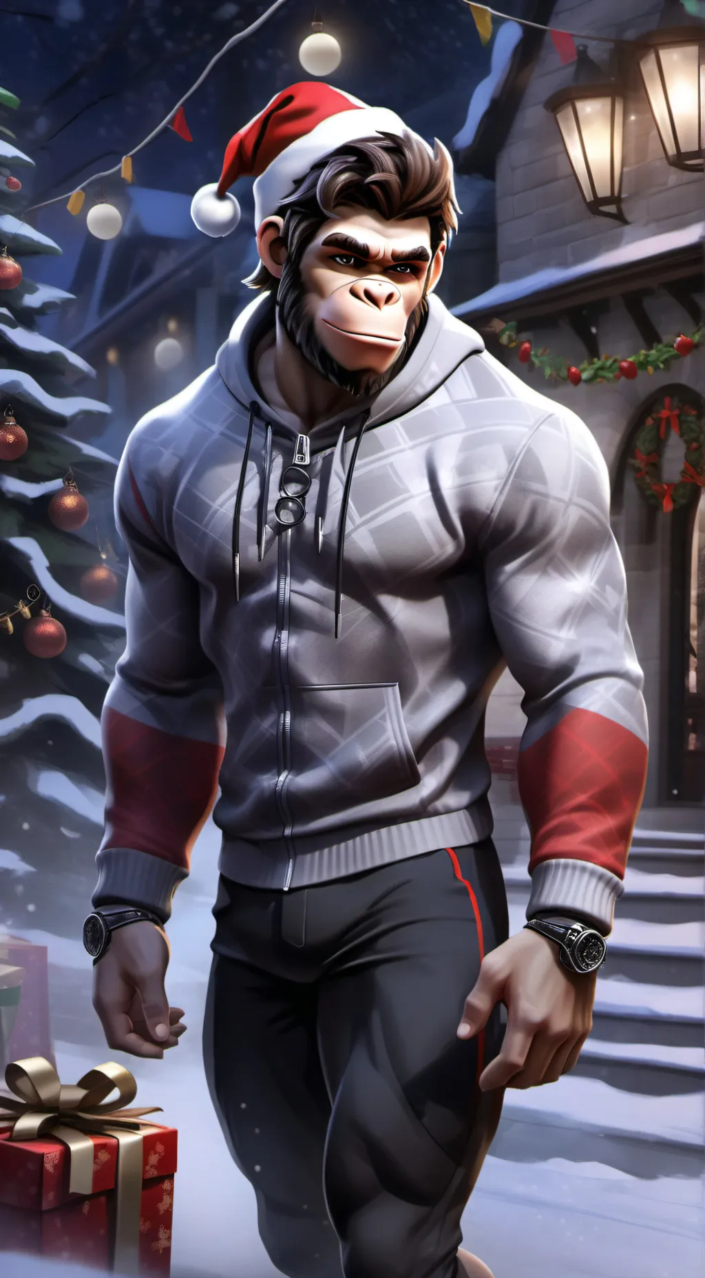 Talkie AI - Chat with Christmas Ape