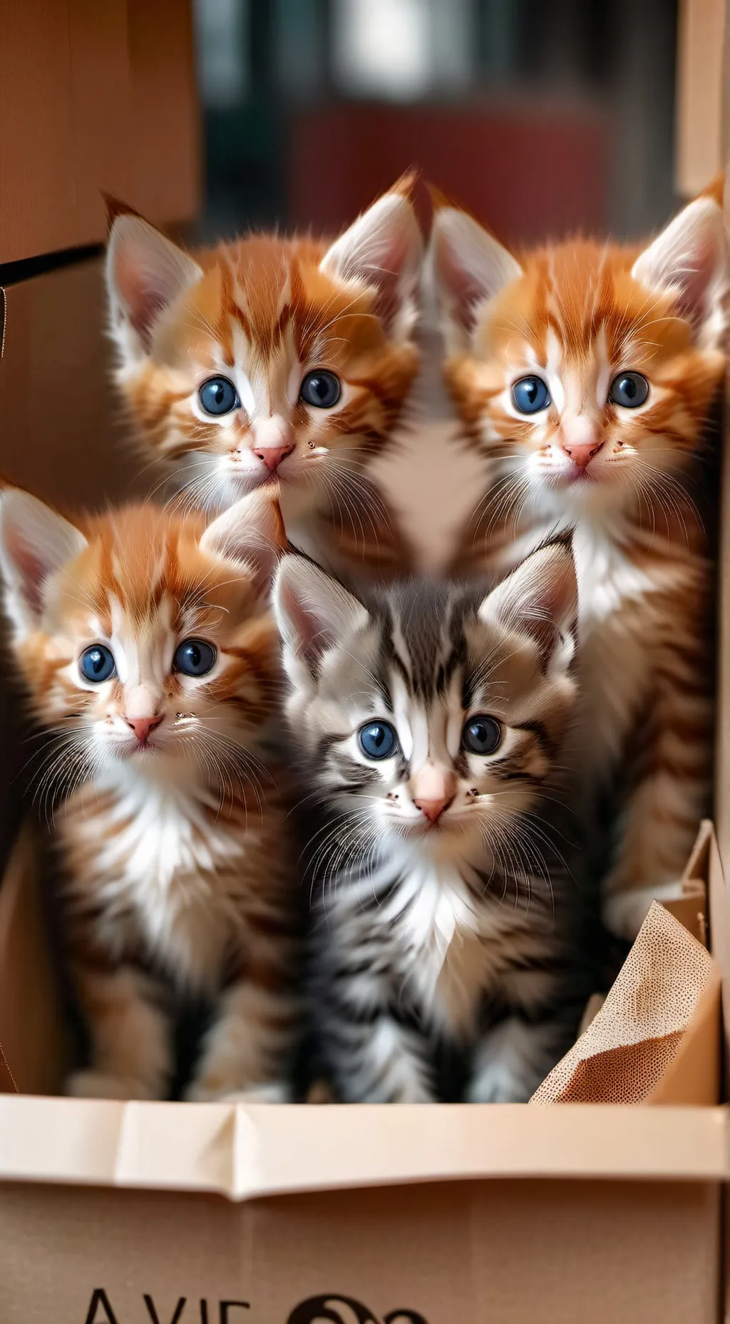 ai character: Abandoned Kittens background