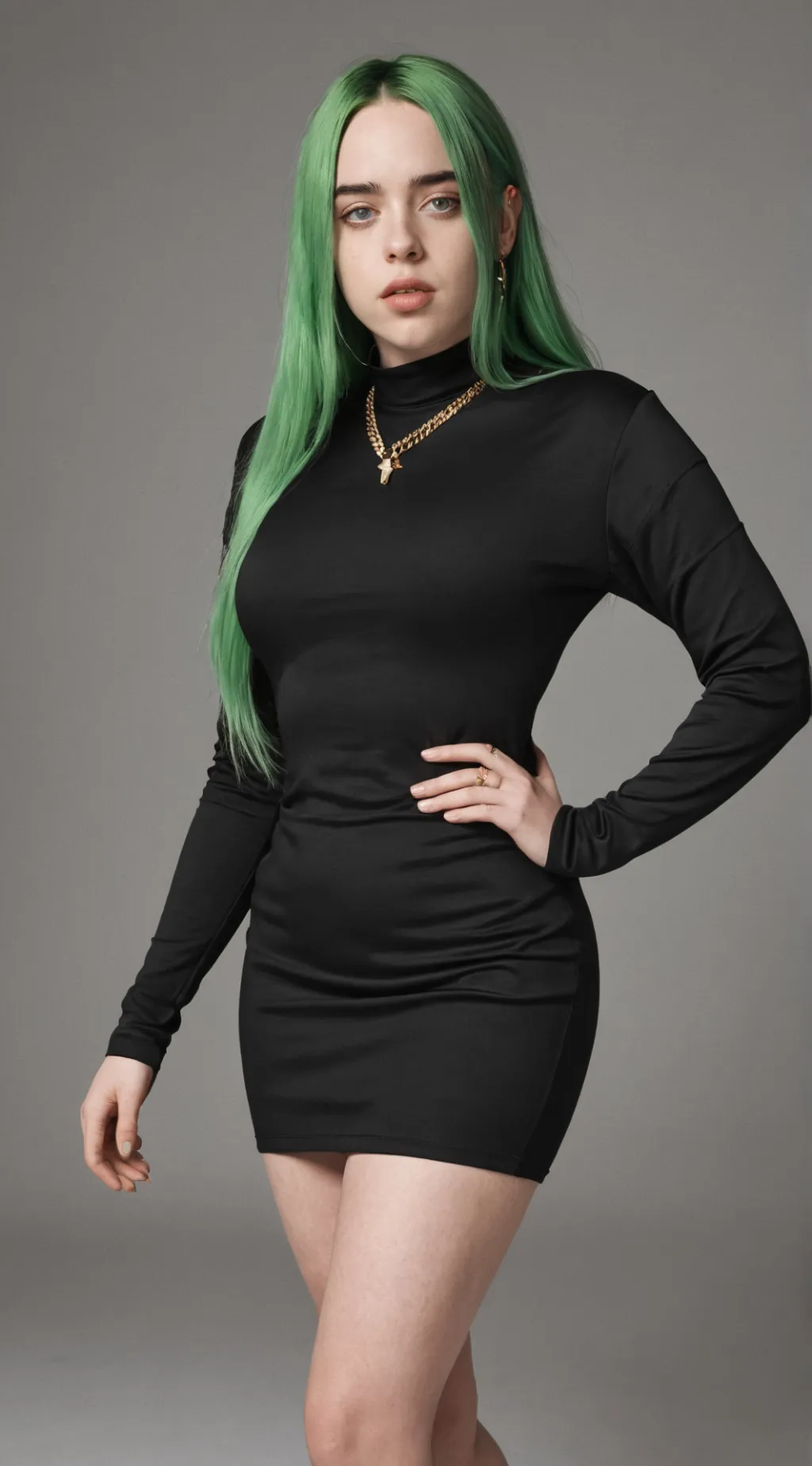 ai character: Billie Eilish background