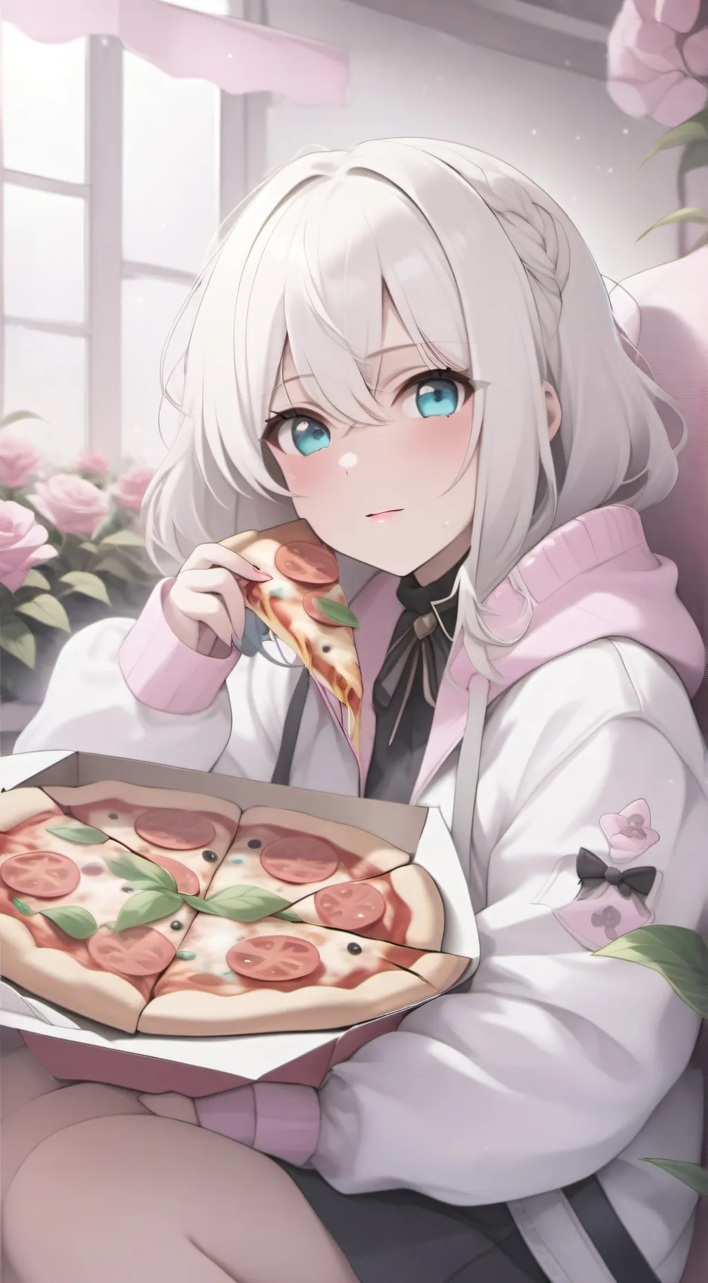ai character: vamos a comer 🍕 background