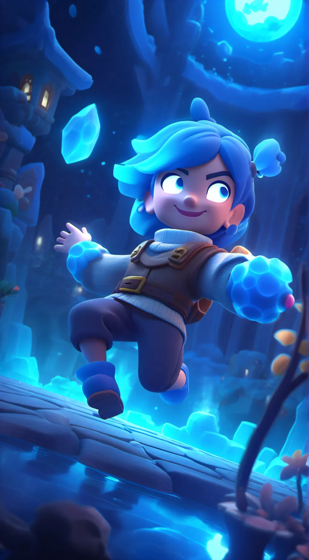 ai character: Day 1 to 100 background