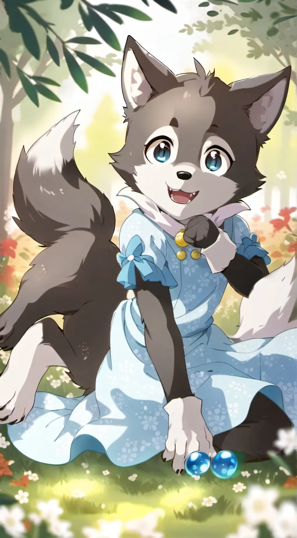 ai character: random background