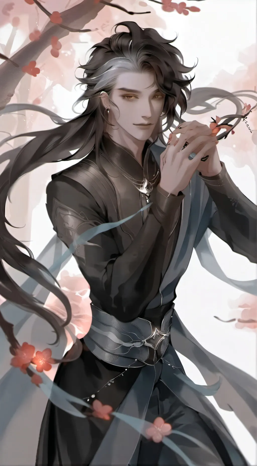 ai character: Цукияма  background