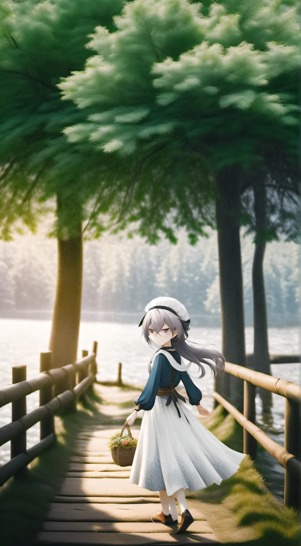 ai character: Мари?.. background