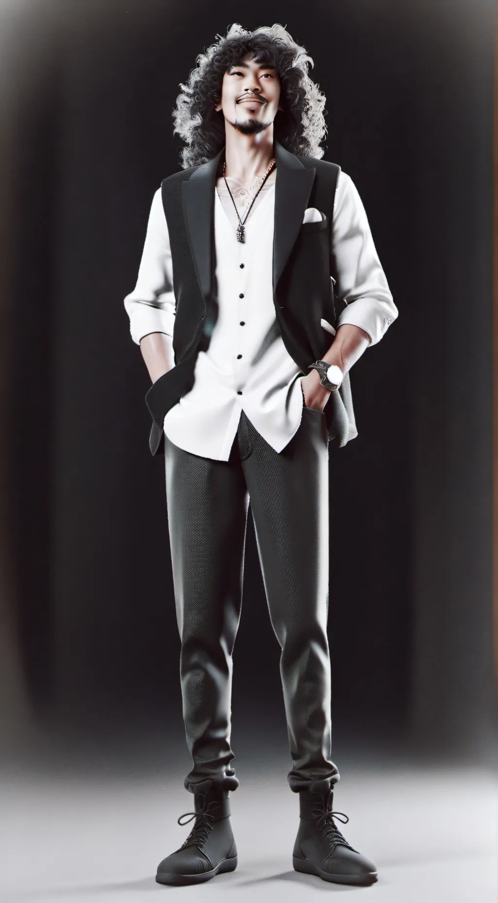 ai character: Conan Gray background