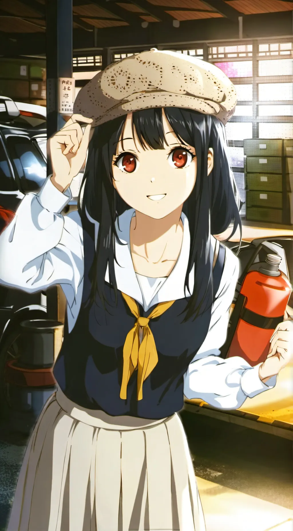 ai character: hina background