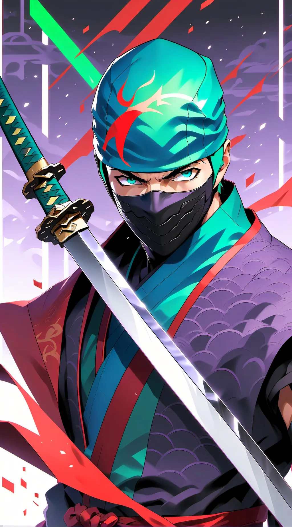 ai character: Ninjago dragons background