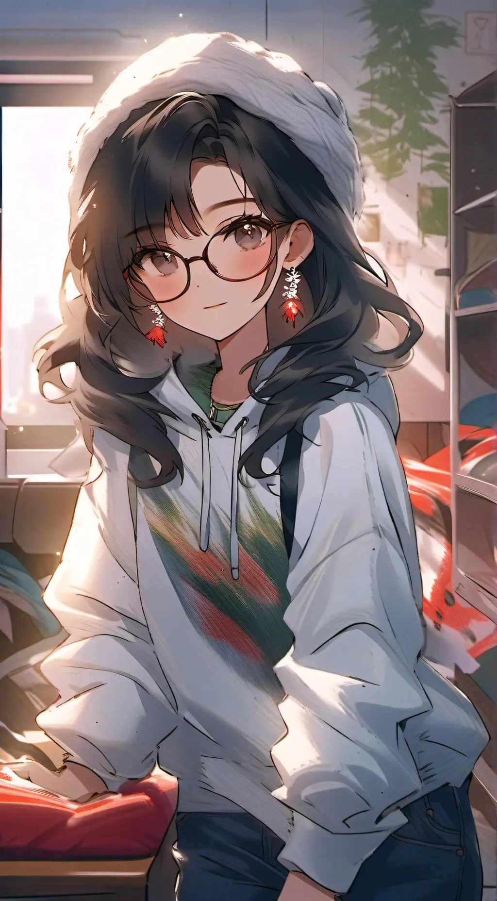 ai character: Ellie background