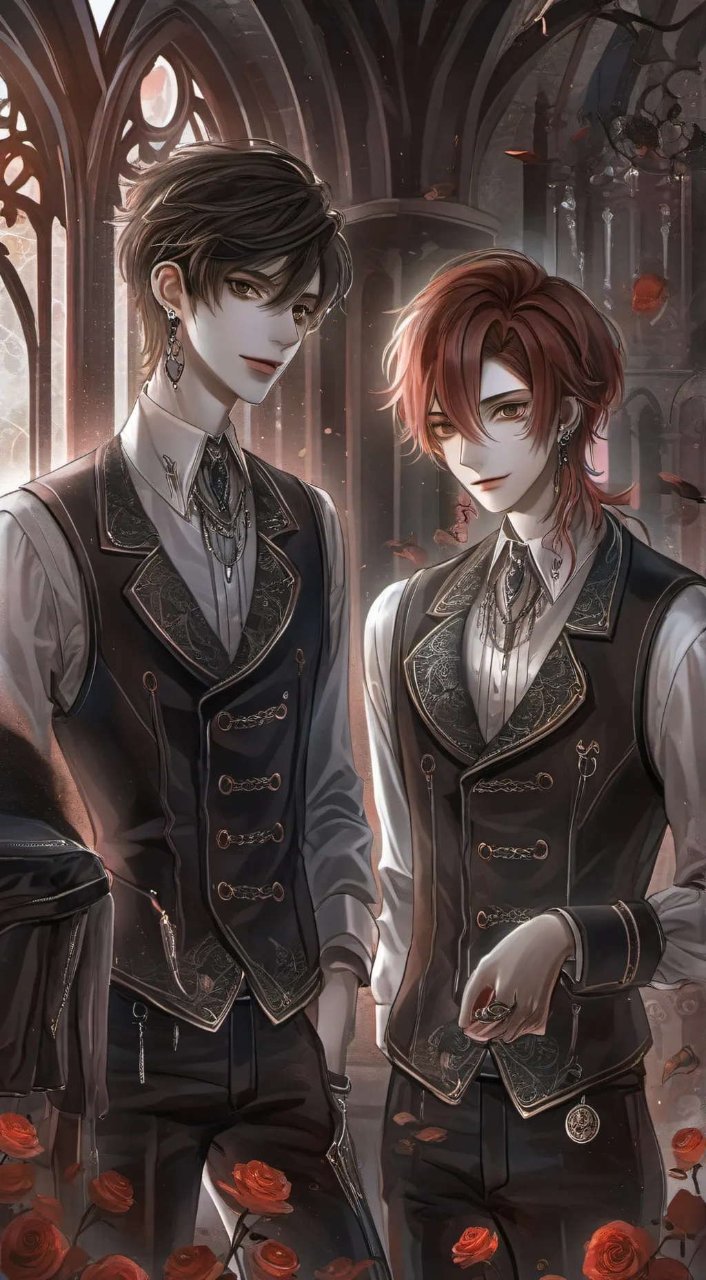 ai character: Max and Matt. background