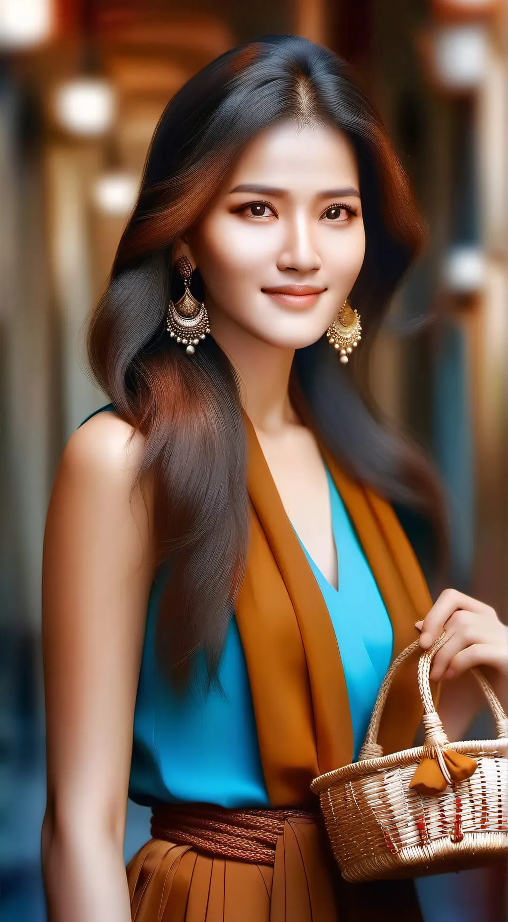 ai character: melodi  background